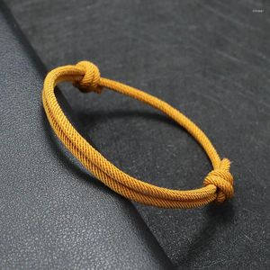 Charm-Armbänder, handgefertigt, verstellbares Seil-Armband, Unisex, 4 mm dünne Schnur, Beziehungsarmband, Paar-Braslet, Glücksfaden, Brazalete Pulseira