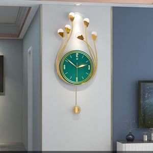 Wall Clocks Hanging Living Antique Style Wooden Digital Large Clock Modern Design Meccanismo Orologio Da Parete Stylish