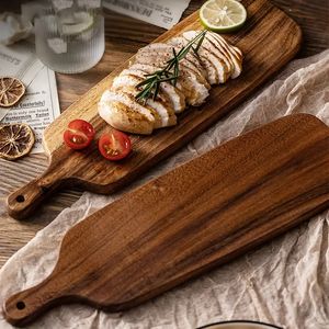 1pc, Chopping Board, Cheese Charcuterie Board,Charcuterie Board For Meat, Cheese, Bread, Vegetables And Fruits, Cutting Board With Handle For Home Dormitory