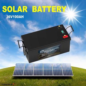 Batteria al litio ferro ricaricabile 36V 100AH Lifepo4 Solar-RV con bms per motore da campeggio esterno