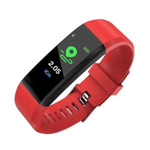 115 Plus Sport Fitness Tracker Watch Водонепроницаемый сердечный ритм крови для кислорода мониторин