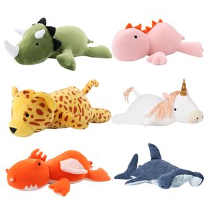 Plush Dolls 60cm Giant Dinosaur Weighted Toy Cartoon Anime Game Character ie Animals Doll Soft Stuffed For Kids Girls Boys 230421