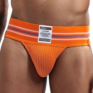 Mutande da uomo JOCKMAIL Slip intimo da uomo sexy Athletic Jock Strap Supporter Sospensorio Cintura sagomata naturalmente 7 colori MXXL TAGLIA T-back 506 142