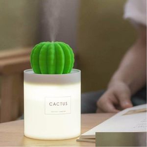 Essential Oils Diffusers Prickly Pear Usb Desktop Humidifier Office Bedroom Home Quiet Small Negative Ion Portable Air Purifier Y20011 Dhs9Z