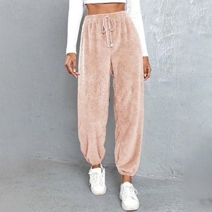 Pantaloni da donna Pigiama di flanella Autunno Inverno Morbido e confortevole Homewear Pantaloni con coulisse elastici a vita alta Pantaloni 2023