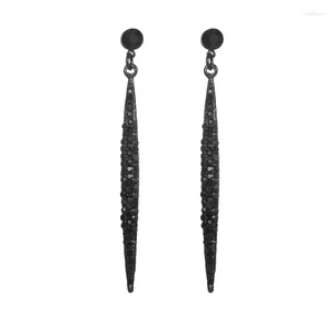 Ohrstecker Punk Long Stick Schwarz Liebhaber Geschenk Schmuck Nachtclub Bar