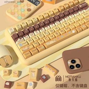 キーボードプディングテーマキーキャップ138/158KEYS MDAプロファイル5面昇華かわいいキーボードキャップメカニカルキーボードキーキャップQ231121