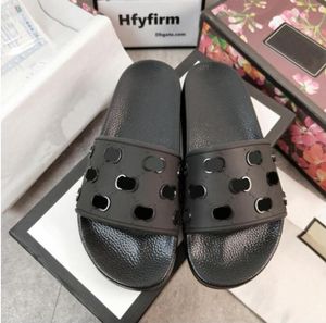 Kutu Tasarımcı İzleyiciler Erkek Kadınlar Slayt Erkekler Baskı Platformu Kauçuk Katırlar Sandal Summer Sandal Plajı Bayanlar Moda Kadınlar Nedensel Slipper Us 5-11.5 11