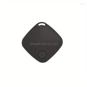 Anahtarlıklar Landards 1pc Mini İzleme Cihaz Etiketi Anahtar Çocuk Bulucu Pet Tracker Konumu BT Akıllı Araç Önleyici GPS Anti-GPS Anahtarlık Damlası DH5PC