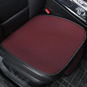 Housses de siège de voiture housse d'été coussin ventilé respirant confortable Cool avant protecteur Pad anti-dérapant avec poche Universa