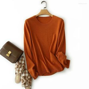 Women's Sweaters Autumn Everyday Wear Cashmere Knitted Sweater Crewneck