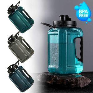 Tazze d'acqua bottiglia 2 litri per uomo da viaggio all'aperto palestra bpa gratis perdite portatili a prova di plastica bottiglie d'acqua di grande capacità Z0420