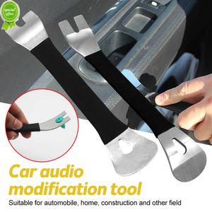1Pc Car Door Clip Trim Removal Tools Auto Panel Audio Radio Repair Metal Pry Disassembly Stainless Steel Two-end Level Pry Tools