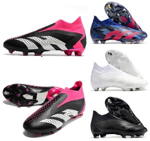Soccer Football Shoes Predator Accuracy FG Boots Slip-On Mens Boys Cleats Parley Pack High Ankle Size US6.5-11