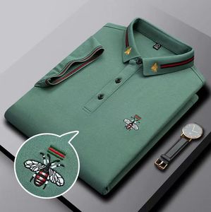 Mens Polo Shirt Designer Fashion Horse T Shirts Golf Summer Polos Shirt Embroidery High Street Trend Top Tee Asian size