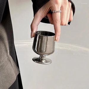 Bicchieri da vino leggeri di lusso in vetro personalizzato S Home Mini Bar liquori liquori cocktail tequila sake
