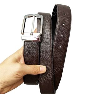 Ferra Gürtel Designer Gamo Top Qualität Cintura Uomo Neuer zweifarbiger Gürtel mit Nadelschnalle für Herrengürtel und Damengürtelhosen mit einer Breite von 34 mm. Vielseitig