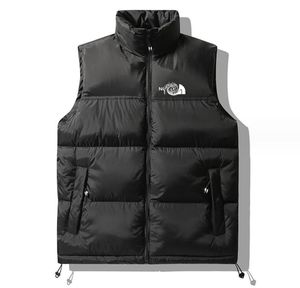 Gilet da uomo con stampa casual Giacca senza maniche Gilet di cotone Cappotto invernale di alta qualità Sport all'aria aperta Gilet di marca Giacca nord Cappotto con cerniera da donna 54P0