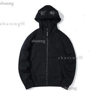 Compagnie Men Hoodie Round Lens Cp Sweatshirt Pullover Pure Cotton Zipper Hooded Fleece Korean Haruku Oversize Jacket 340