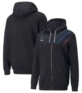 MOTOT-shirt moto da corsa tuta con cerniera ciclismo felpa con cappuccio per il tempo libero auto sportiva logo cappotto per uomo e donna.