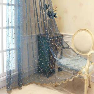 Curtain Balcony Window Screen Bay Partition Embroidered Garden Bedroom Voile