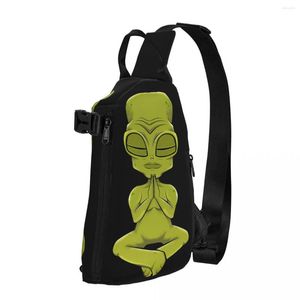 Duffel Bags йога инопланетные плечи грудь поперечная сумка по диагонали повседневная сумочка