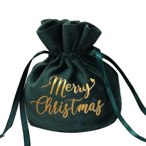 Weihnachtsmann-Säcke, Stoff-Geschenkbeutel, Süßigkeiten-Griffbeutel, Weihnachts-Samtbeutel, Heiligabend-Süßigkeiten-Flanell-Bündel, Taschenvorrat