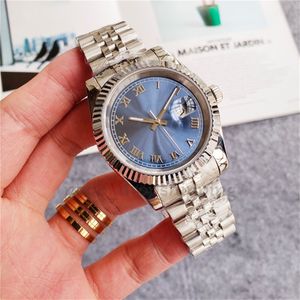 2023 Zegarek męski 41/36 mm automatyczny 31/28 mm kwarcowy zegarek Sapphire Waterproof Data Justwemwatches Man Luxury Limited zegarki ze stali nierdzewnej Ograniczone akcesoria