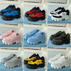 Platform shoes Womens sneakers designer casual shoe woman Hight increasing gear big Sole mesh Rois Boots classic low Trainer with dust bag