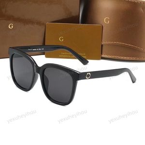 Occhiali da sole Gg Occhiali da sole firmati Occhiali da sole ovali con montatura grande Classico lusso Guida da uomo d'affari Gc Brand Desinger Regalo