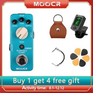 MOOER Ensemble Queen Guitar Chorus Effect Pedal Bass Guitar Pedal True Bypass Warm Smooth Electric Guitar Parts & Accessories