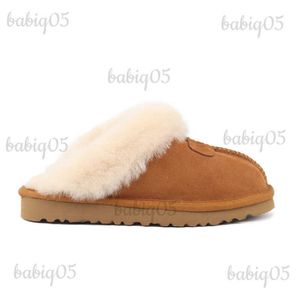 ブーツaobreugg kids and adul 2023 New Tasman Ethical Style Tasman Snow Bootsフラットトゥスリッパ高架ソールナチュラルファーレザーウールT231121