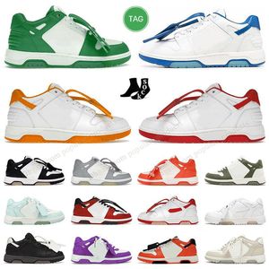 Fora do escritório sapatos casuais ow branco ar tênis homens mulheres luxo couro genuíno preto whtite vintage biege moda designer luz azul mocassins force1 sneaker