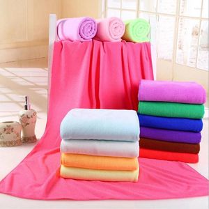 Towel Bath Sports Supersoft Microfiber Beach Microfibre Gym Fast Drying Cloth Multiple Color Extra Large Size 70Cm 140Cm