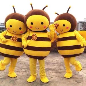 Costumi di mascotte Little Honey Peak Bee Action Figura Little Ape Action Figure COSTUME PROPT ASSEGGIO A PROPRIETTO ALL'AMPITO PROPRIE