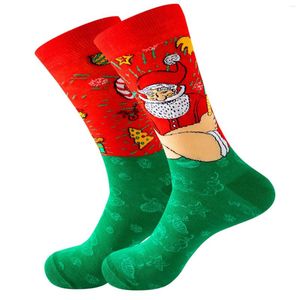 Men's Socks Extra Large Christmas Stockings 10 Pairs Unisex Warm Soft Print Sport Medium Custom