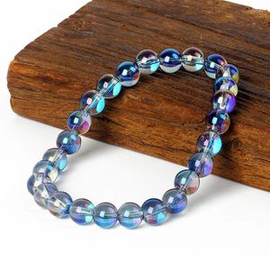 Strand Natural Energy Flash Stone Braccialetti in labradorite per donna Moda fatta a mano Coppia uomo Reiki Gioielli in pietra di luna Pulsera