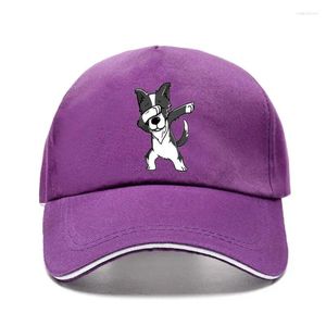 Ball Caps Cotton Mesh Custom Printed Hat Men Bill Funny Dabbing Border Collie - Women Baseball Cap