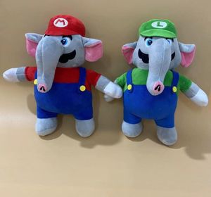 Commercio all'ingrosso della fabbrica 2 stili 25 cm Marion Luigi lumalee peluche gioco di animazione bambole periferiche per bambini regali di Natale