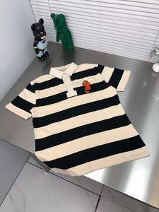 2023 Herren Striped Kurzärmel -Polo -Shirt Luxusqualität Design Frühlings- und Sommer Neues Freizeit komfortabel