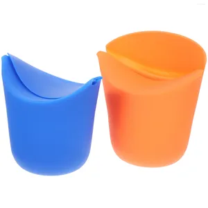 Dinnerware Sets 2 Pcs Cookie Containers Popcorn Bucket Holders Big Bowl Reusable Snack Serving Party Theater Cup