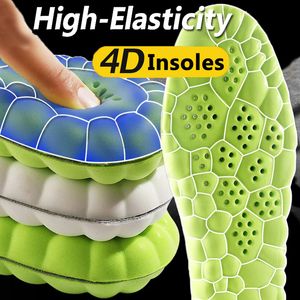 Shoe Parts Accessories Latex Sport Insoles Soft High Elasticity Pads Breathable Deodorant Shock Absorption Cushion Arch Support Insole Men Women 230420