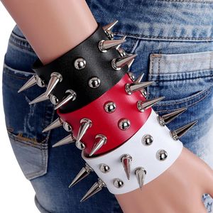 Armreif Rock Frauen Sexy Leder Harness Armband Niet Armband Punk Stil Schmuck Cosplay Club Persönlichkeit Trend Harajuku Zubehör