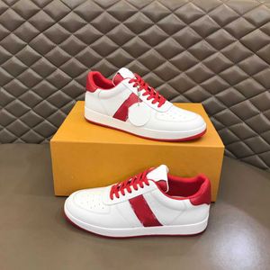 Scarpe casual scarpe da uomo sneakers stringate in pelle scarpe moda scarpe da viaggio moda donna scarpe piatte sneakers da corsa lettere scarpe da donna sneakers con plateau con scatola.