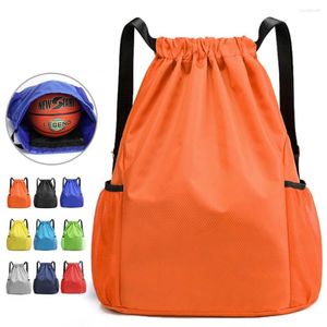 Storage Bags Drawstring Pocket Backpack Men And Wome Simple Travel Large Capacity Fitness Sports Bag Accessories