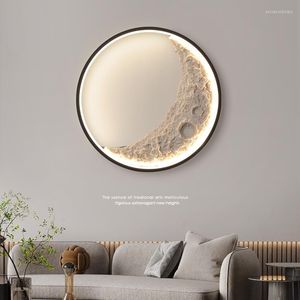 Wandleuchte Moon Moderne LED-Beleuchtung Dekoration Innen Schlafzimmer Wohnzimmer Esszimmer Dekorative Kunstlampen