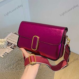 Lüks tasarımcı kamera çantaları moda marc crossbody çanta şeker renk geniş omuz kayışı omuz cüzdanları kadın floresan tote klasik cüzdan 230421