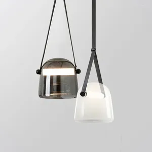 Pendant Lamps Modern Lamp LED Light Nordic Hanging Glass For Designer Show Room Project