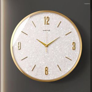 Wall Clocks Home Decor Clock Living Room Decoration Modern Simple Imitation Shell Watch Design