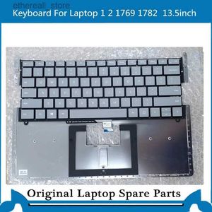 Teclados Teclado para Microsoft Surface Laptop 1 2 1769 1782 US FR 13,5 polegadasTestado bem Q231121